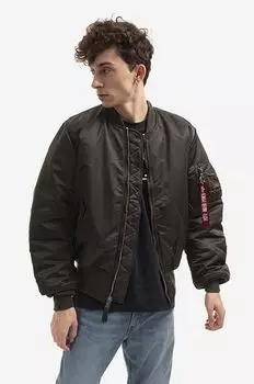 Двусторонний бомбер Ma-1 Reversible Alpha Industries, зеленый