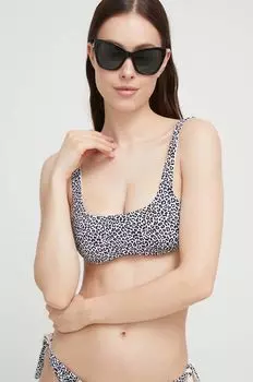 Двусторонний бюстгальтер для плавания United Colors of Benetton, черный