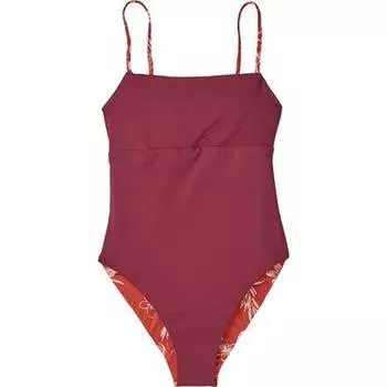Двусторонний цельный купальник Sunrise Slider женский Patagonia, цвет Patalokahi/Sumac Red