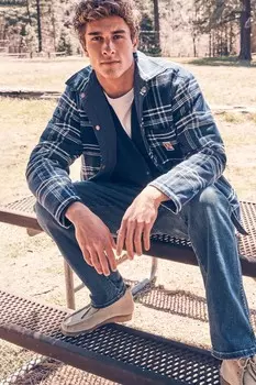 Двусторонний чековый бокс Casey Wrangler, синий