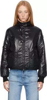 Двусторонний черно-коричневый пуховик Adoxe Moncler