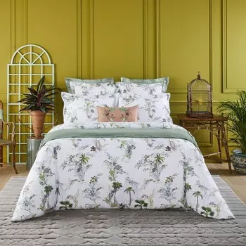 Двусторонний хлопковый пододеяльник Jardins Yves Delorme, разноцветные