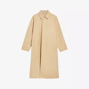 Двусторонний хлопковый тренч с воротником питера пэна Claudie Pierlot, цвет divers