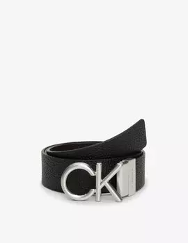 Двусторонний и регулируемый ремень. Calvin Klein, черный