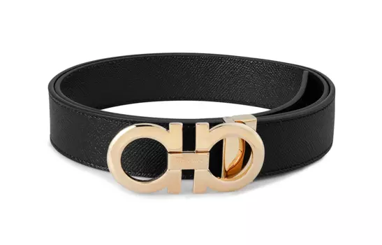 Мужской ремень Ferragamo, черный