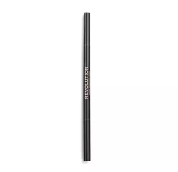 Двусторонний карандаш для бровей Precise Brow Pencil Revolution, цвет dark brown