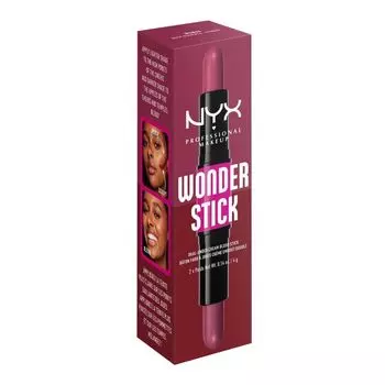 Двусторонний карандаш для румян Wonder Stick NYX Professional Makeup, цвет deep magneta ginger, 2 x 4 гр