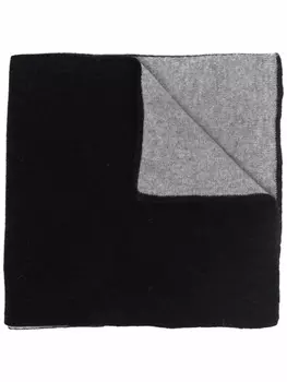 Двусторонний кашемировый шарф Dell'oglio, серый