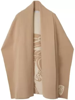 Двусторонний кейп EKD Burberry, коричневый