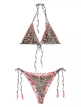 Двусторонний комплект бикини Anjuna, коричневый