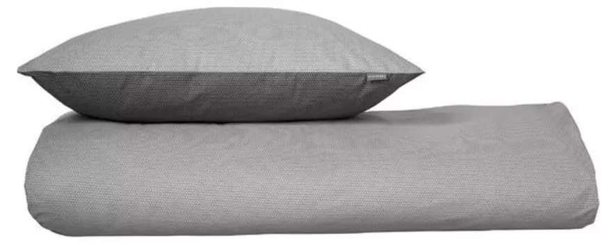 Двусторонний комплект постельного белья Schiesser Renforc Silva, 135x1x200 см цвет grau und anthrazit