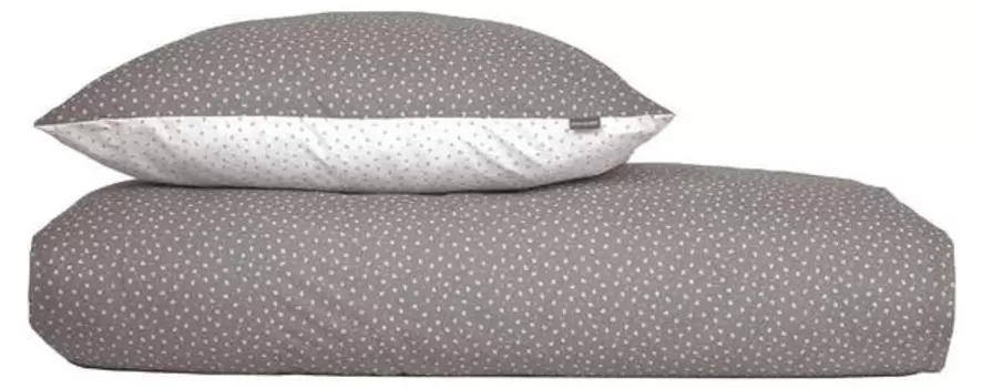 Двусторонний комплект постельного белья Schiesser Renforc Millie, 155x1x220 см цвет grau und wei