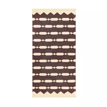 Двусторонний ковер Evidea Soft Camino - черный - 80x150 см