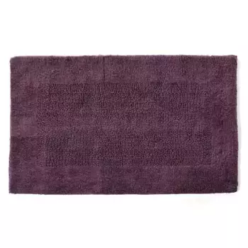 Двусторонний ковер из чистого хлопка - вверх и вниз Fazzini, баклажан