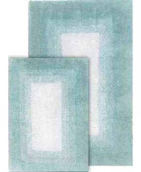 Двусторонний коврик для ванной Whitney Ombre Chesapeake, синий