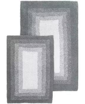 Двусторонний коврик для ванной Whitney Ombre Chesapeake, серый