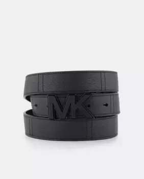 Двусторонний кожаный мужской ремень Michael Kors, черный