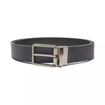 Двусторонний кожаный ремень Armani Exchange, черный