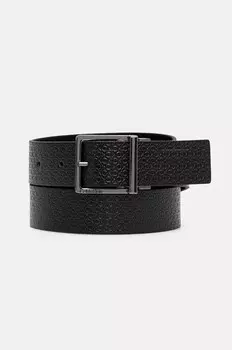 Двусторонний кожаный ремень Calvin Klein, черный