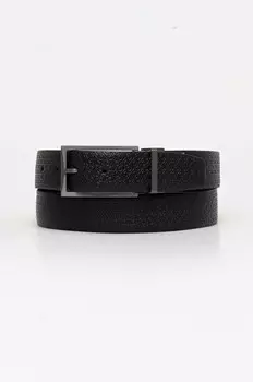 Двусторонний кожаный ремень Calvin Klein, черный