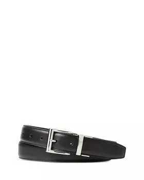 Двусторонний кожаный ремень для платья Polo Ralph Lauren, цвет Multi