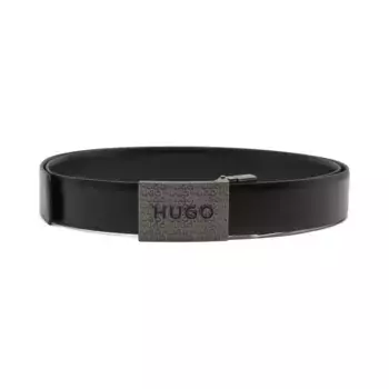 Двусторонний кожаный ремень guan_gb35_pp Hugo, черный