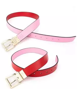 Двусторонний кожаный ремень Kate Spade New York .98, красный