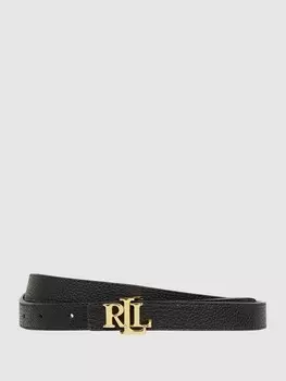 Двусторонний кожаный ремень Lauren Ralph Lauren, черный