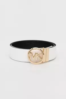 Двусторонний кожаный ремень MICHAEL Michael Kors, белый
