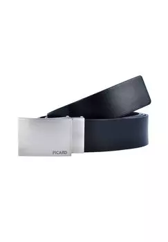Двусторонний кожаный ремень PICARD, цвет Schwa Cafe Individuell