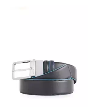 Двусторонний кожаный ремень Piquadro, черный