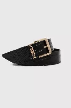 Двусторонний кожаный ремешок Michael Michael Kors, черный
