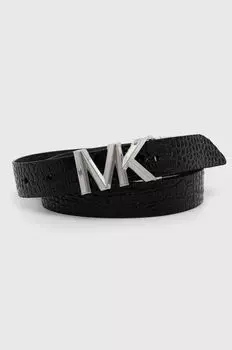 Двусторонний кожаный ремешок Michael Michael Kors, черный