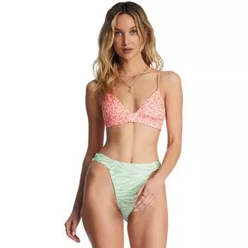 Двусторонний купальник Lei с низкой посадкой и низом BILLABONG, цвет gruen