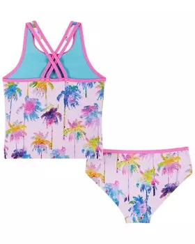 Двусторонний купальник-танкини Andy & Evan, розовый