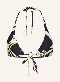 Двусторонний лиф бикини с треугольными чашками birds of paradise SEAFOLLY, цвет SCHWARZ/WEISS/HELLGRN