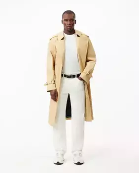 Двусторонний мужской ремень с широкой пряжкой в многоцветном цвете Lacoste, многоцветный