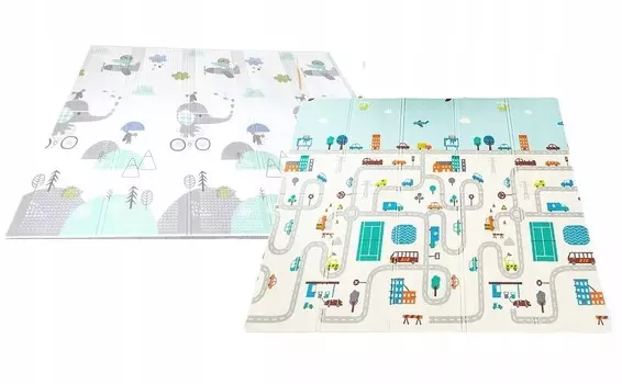 Двусторонний обучающий коврик из пенопласта xpe 200x180см Active Hobby