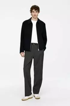 Двусторонний пиджак из смеси шерсти Arket, синий