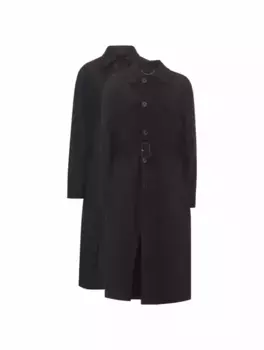 Двусторонний плащ Maison Margiela, черный