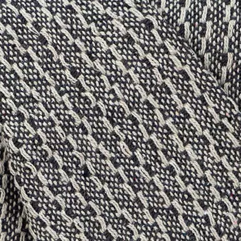 Двусторонний плед из стеганого хлопка бежевого и черного цвета с абстрактной принтом Homezia, цвет Multicolored