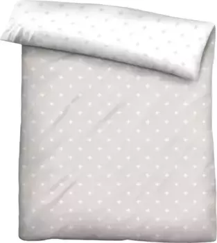 Двусторонний пододеяльник Biberna "Mix & Match 155х200 см, цвет beige/Sterne