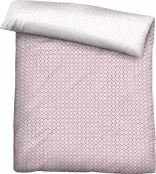 Двусторонний пододеяльник Biberna "Mix & Match 155х220 см, розовый