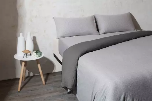 Двусторонний пододеяльник Нью-Джерси Velfont, серый