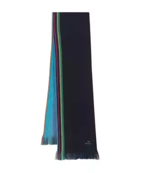 Двусторонний полосатый шарф Ps By Paul Smith, синий