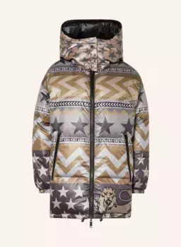 Двусторонний пуховик Grace, серый