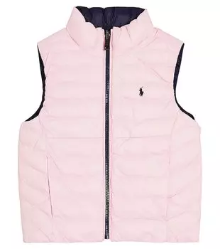 Двусторонний пуховик p-layer 2 Polo Ralph Lauren Kids, мультиколор