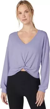 Двусторонний пуловер с подкручиванием Beyond Yoga, цвет Pale Blue Violet