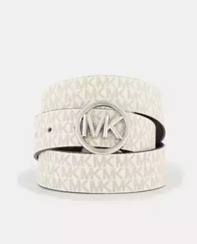 Двусторонний ремень 32 мм Michael Kors, белый