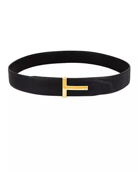 Двусторонний ремень 40 мм Tom Ford, коричневый/черный